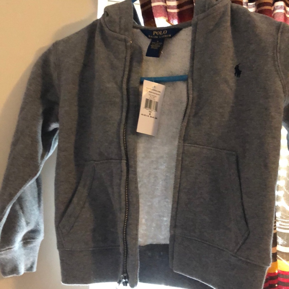 New polo zip up sweater